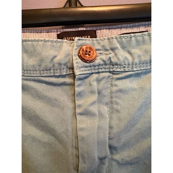 Quiksilver Men's Chino Shorts Green Size 34 Casual - Picture 5 of 12